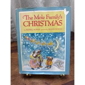 Vintage The Mole Family's Christmas By Russell Hoban '69 Hardcover & Dust Jacket